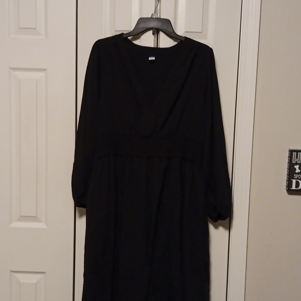 XL old navy black comfy dress